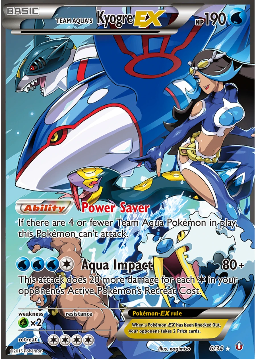 Team Aqua's Kyogre-EX