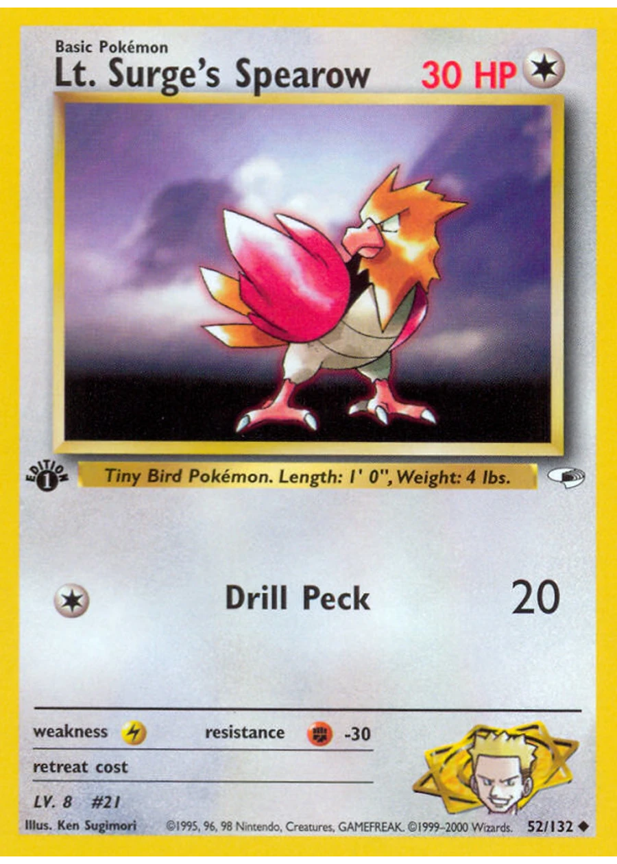 Lt. Surge's Spearow