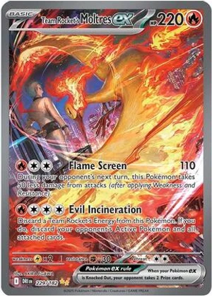 Team Rocket's Moltres ex - 229/182