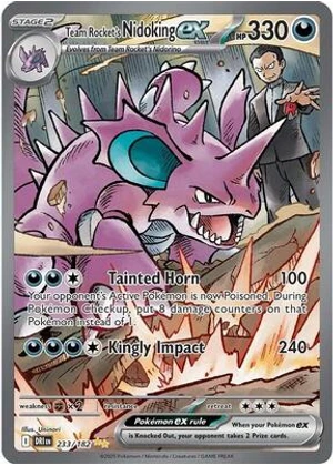 Team Rocket's Nidoking ex - 233/182