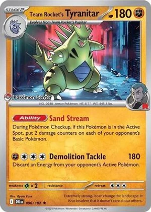 Team Rocket's Tyranitar (Pokemon Center Exclusive)