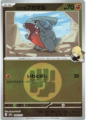 Cynthia's Gible (Energy Symbol Pattern)