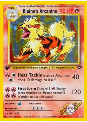 Blaine's Arcanine