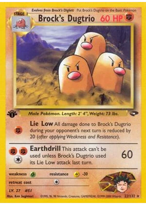 Brock's Dugtrio