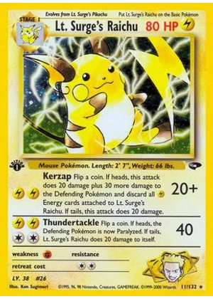 Lt. Surge's Raichu