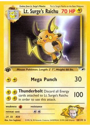 Lt. Surge's Raichu