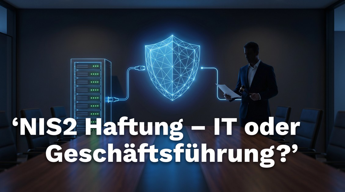 Wer ist bei Nichterfüllung von NIS2 eigentlich in der Haftung? Die IT oder die Geschäftsführung?