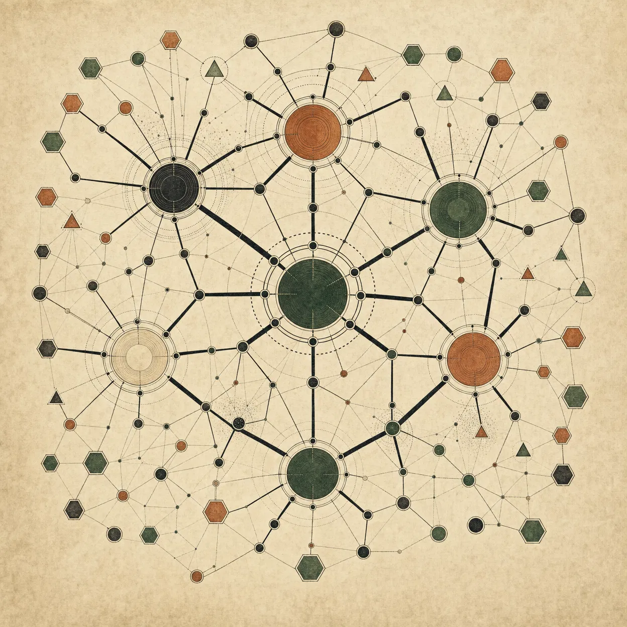 Specialist-generalist network diagram
