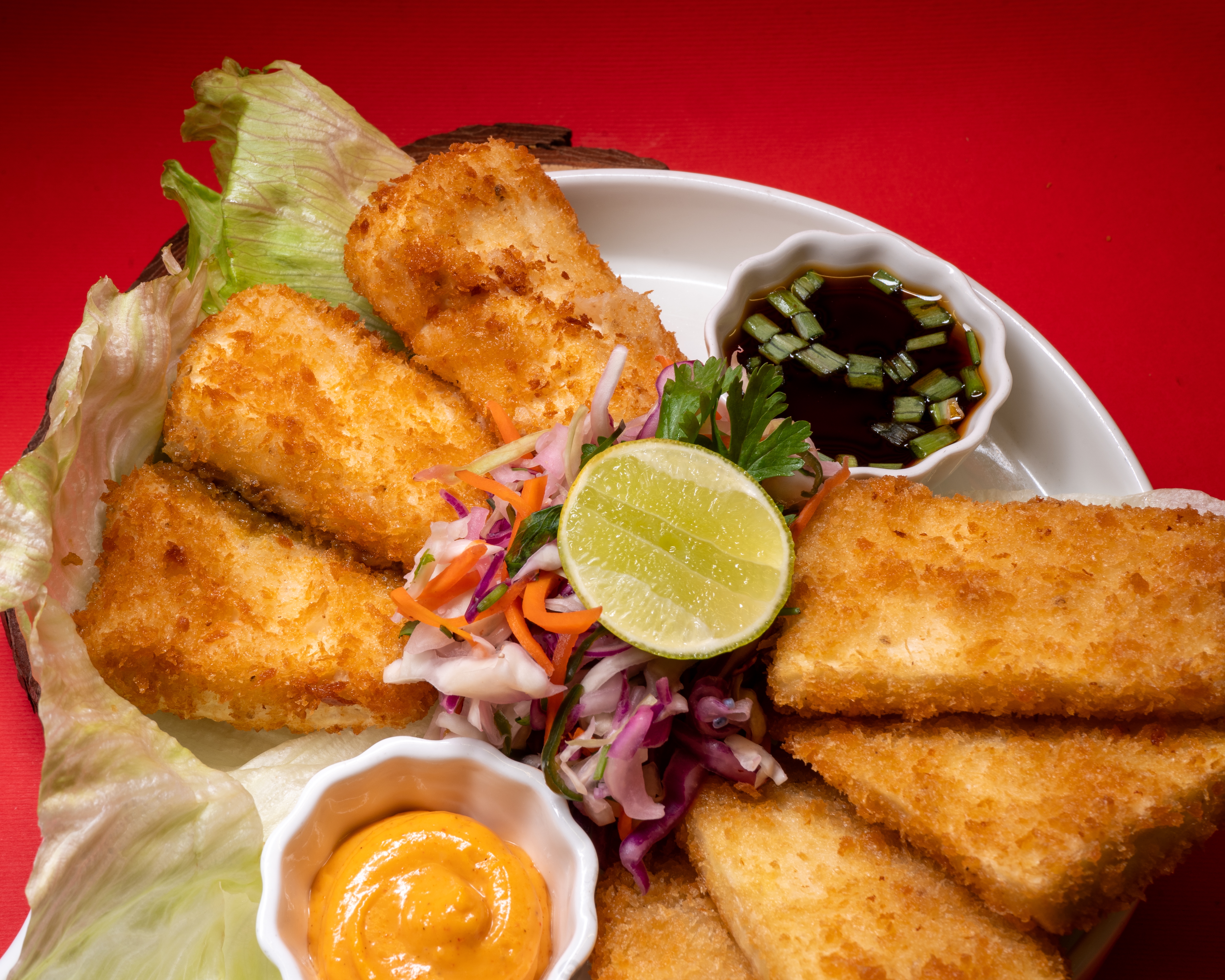 Tofu/ Imo Tempura (approx. 150g of Tofu Steak)