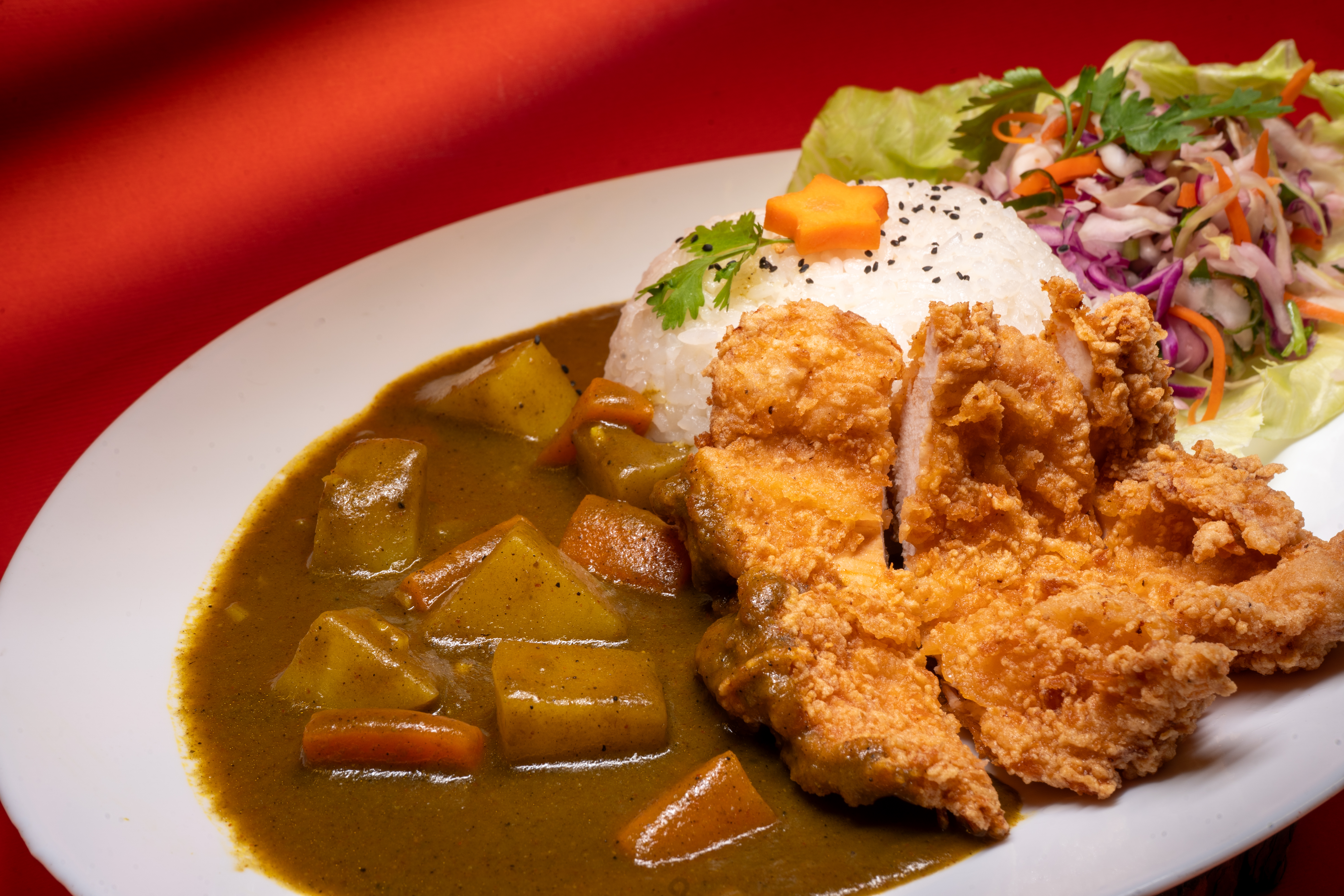 Japanese ChickGozilla Curry Rice