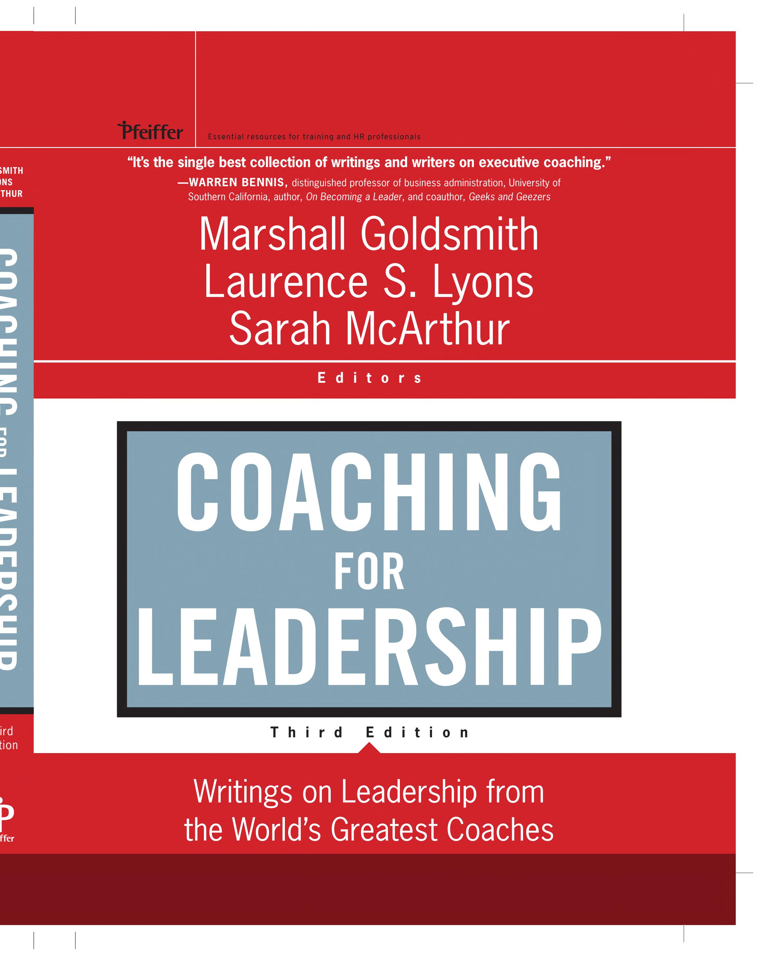 Coaching for Leadership by Marshall Goldsmith — book cover