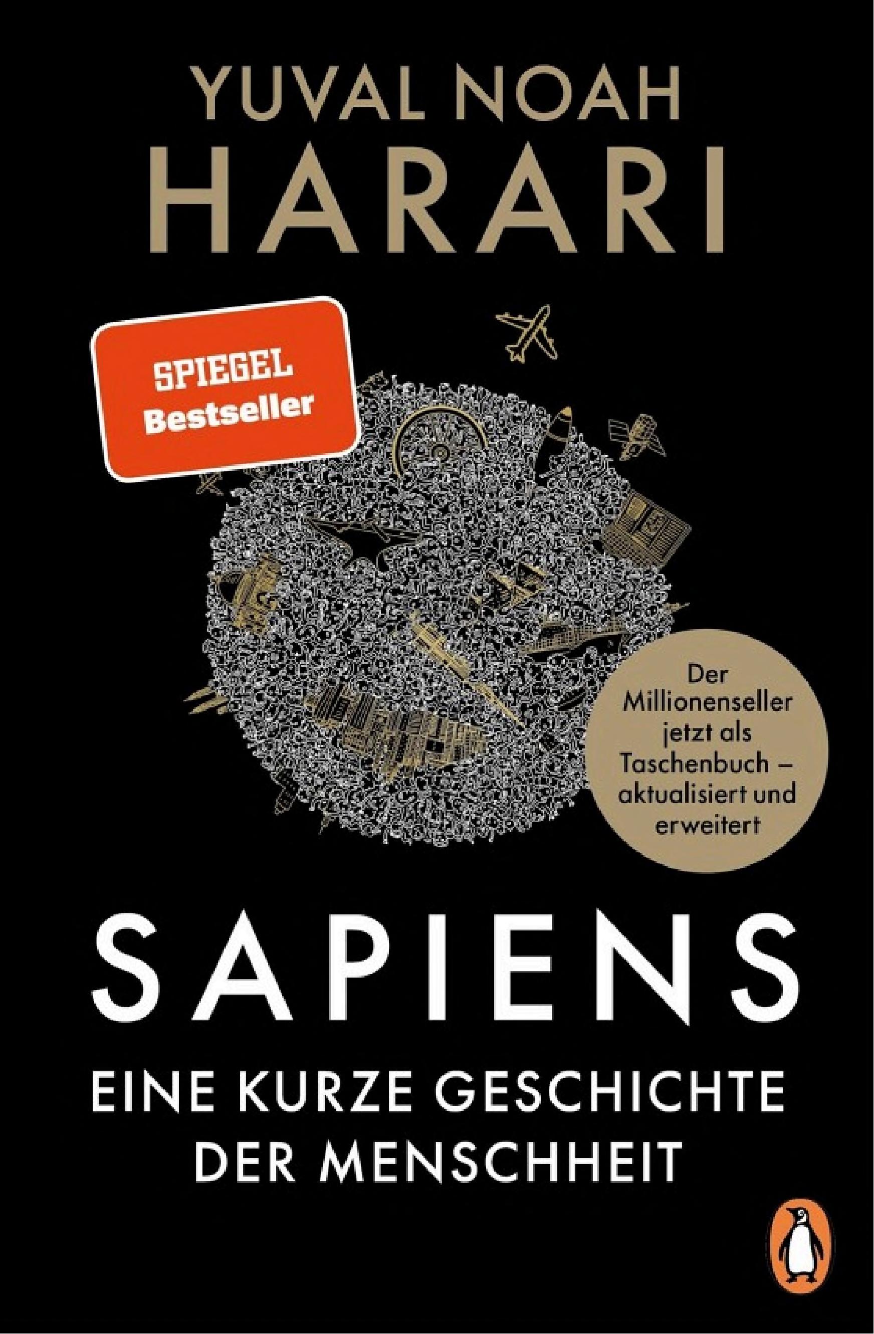 Eine kurze Geschichte der Menschheit by Yuval Noah Harari — book cover