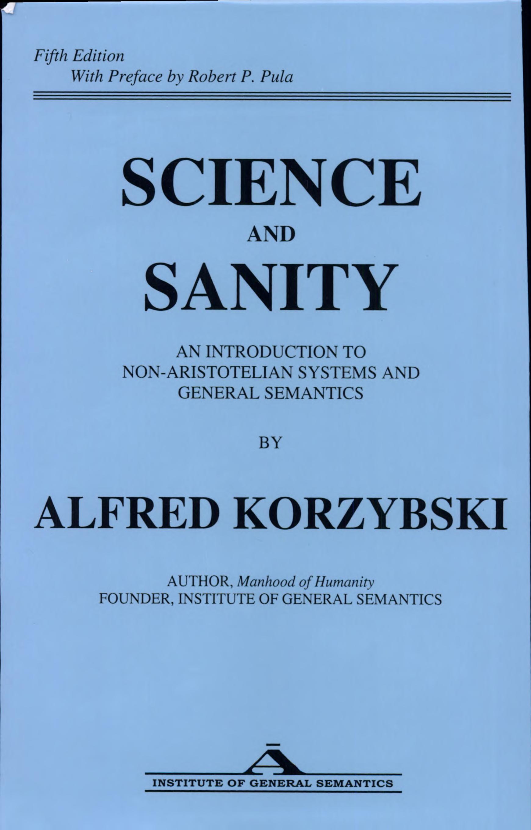 Science and Sanity