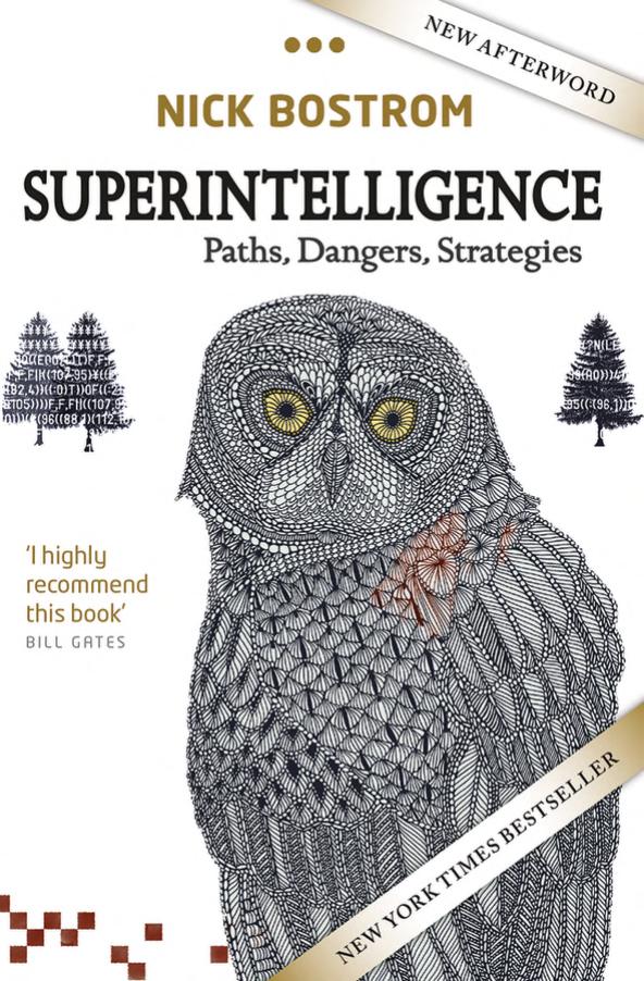 Superintelligence by Nick Bostrom — book cover
