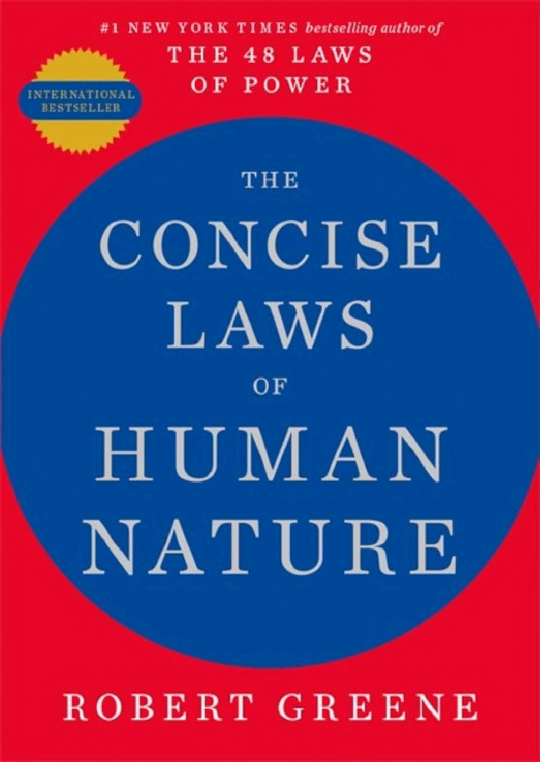 The Concise Laws of Human Nature by Robert Greene — book cover