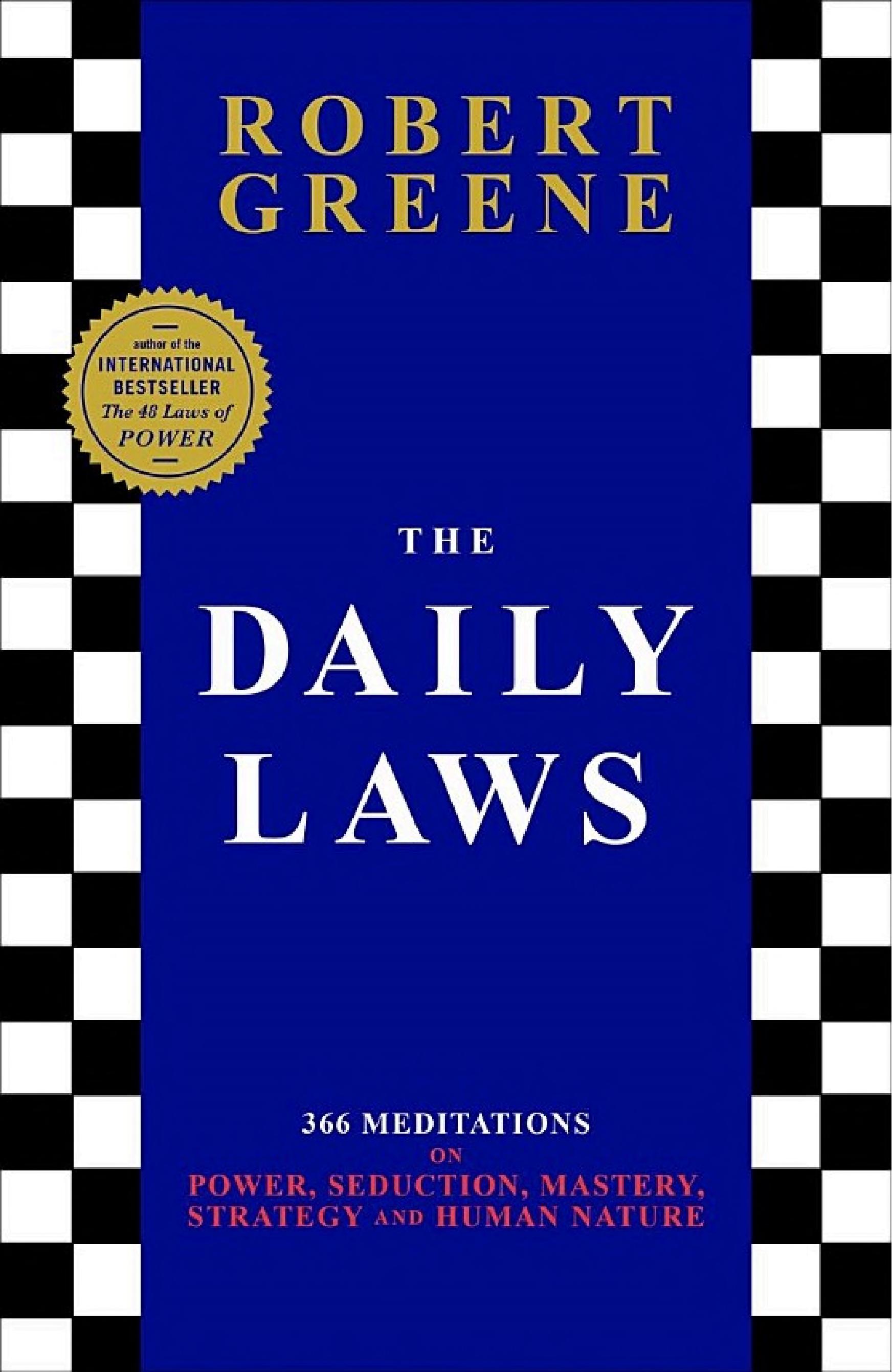 The Daily Laws by Robert Greene — book cover
