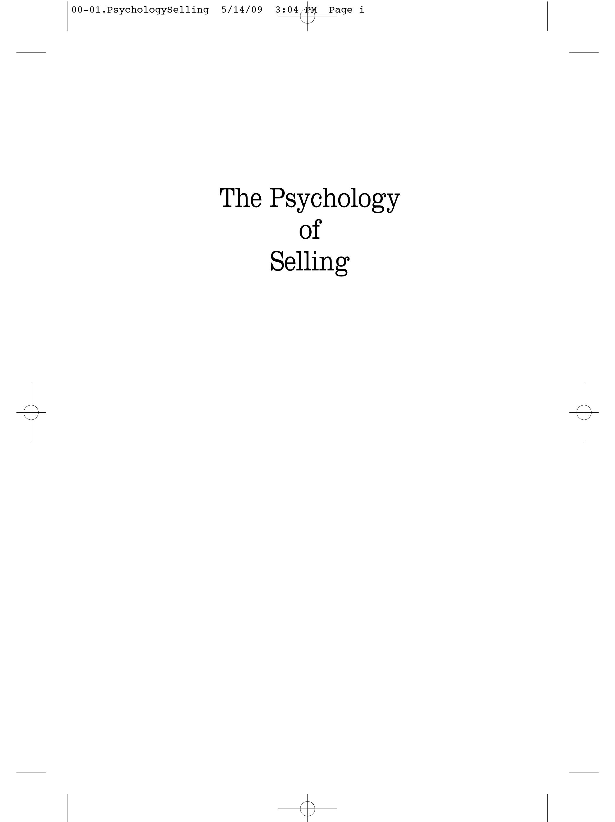 Die Psychologie des Verkaufens by Brian Tracy — book cover