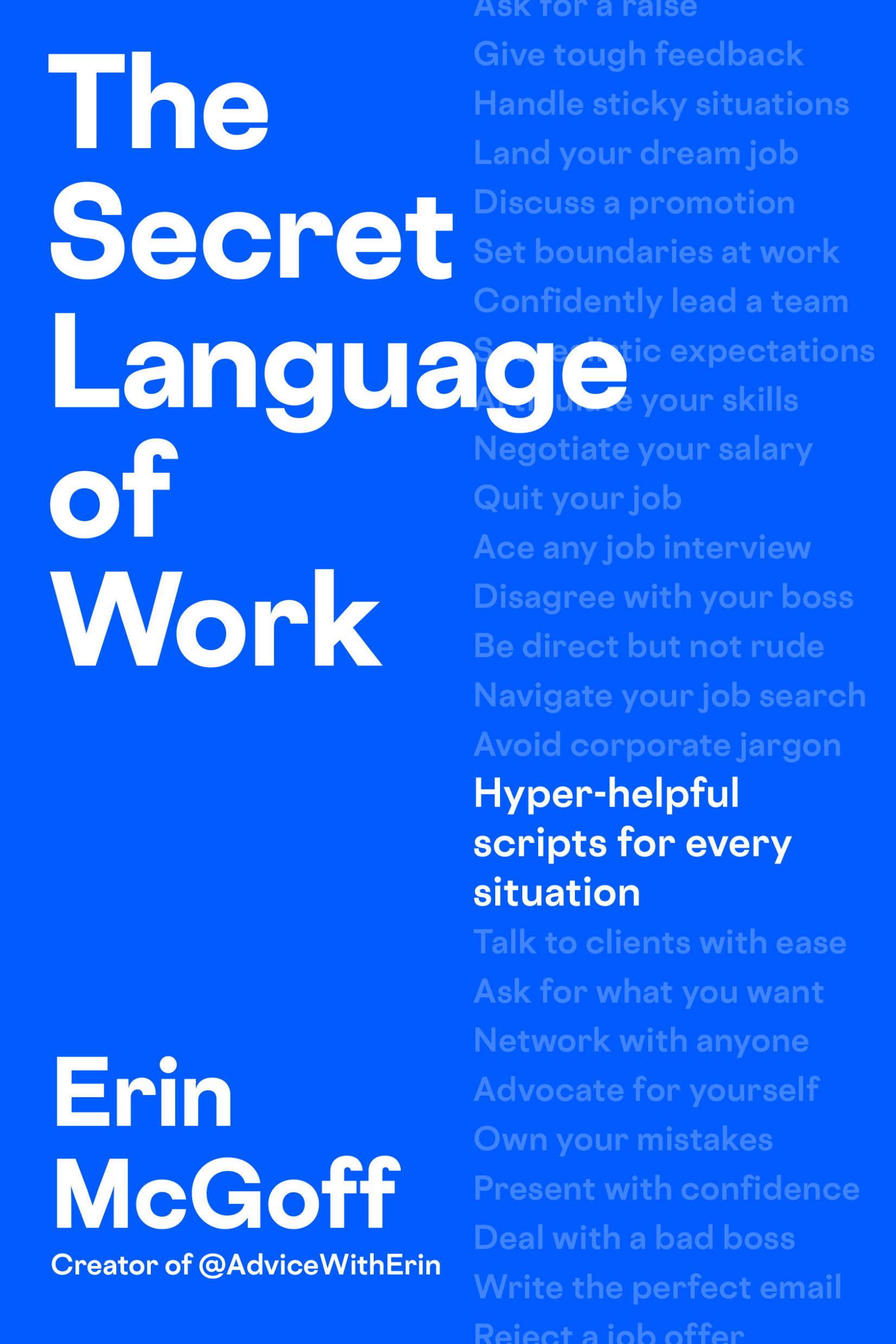 The Secret Language of Work by Erin McGoff — book cover