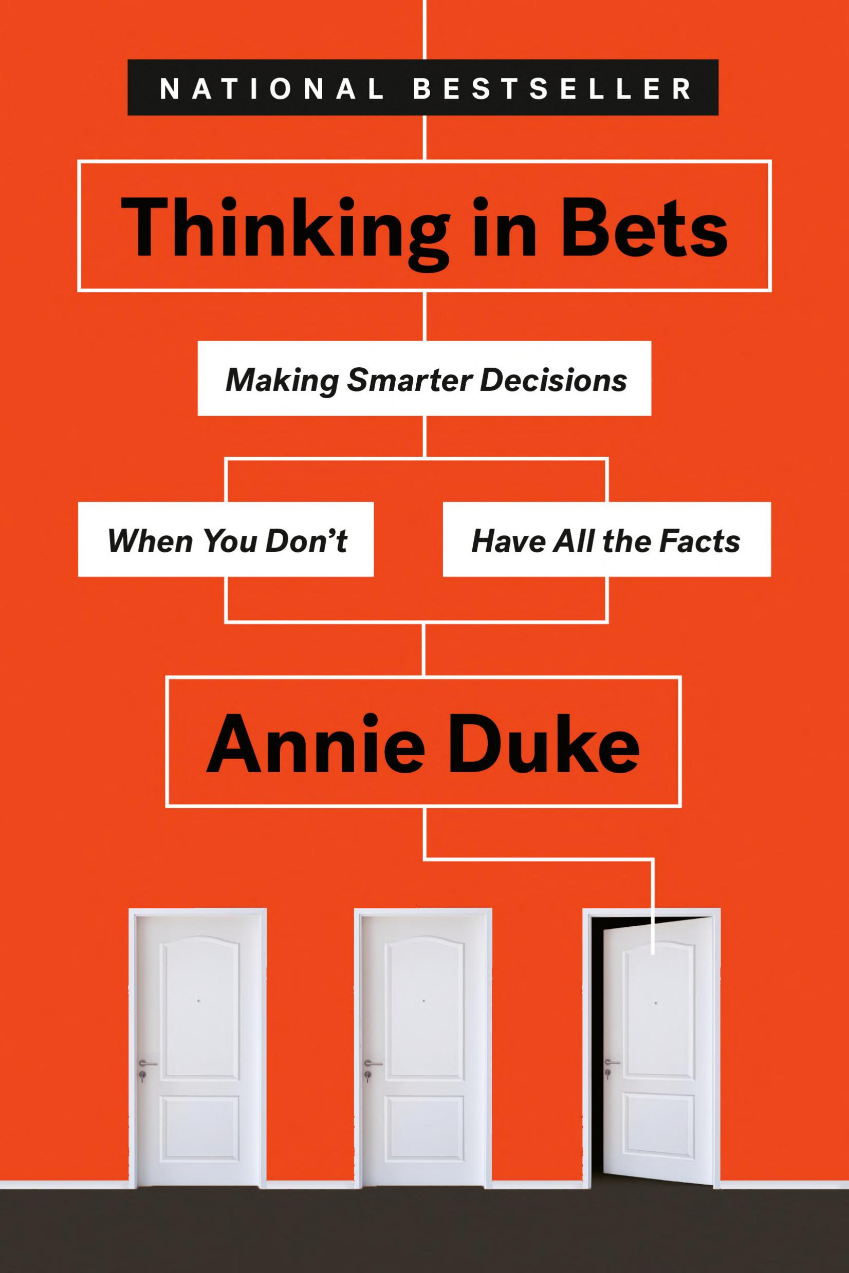 Thinking in Bets by Annie Duke — book cover