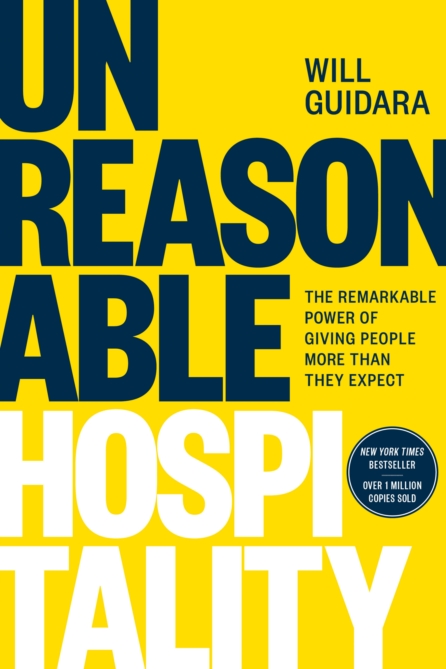 Unreasonable Hospitality by Will Guidara — book cover
