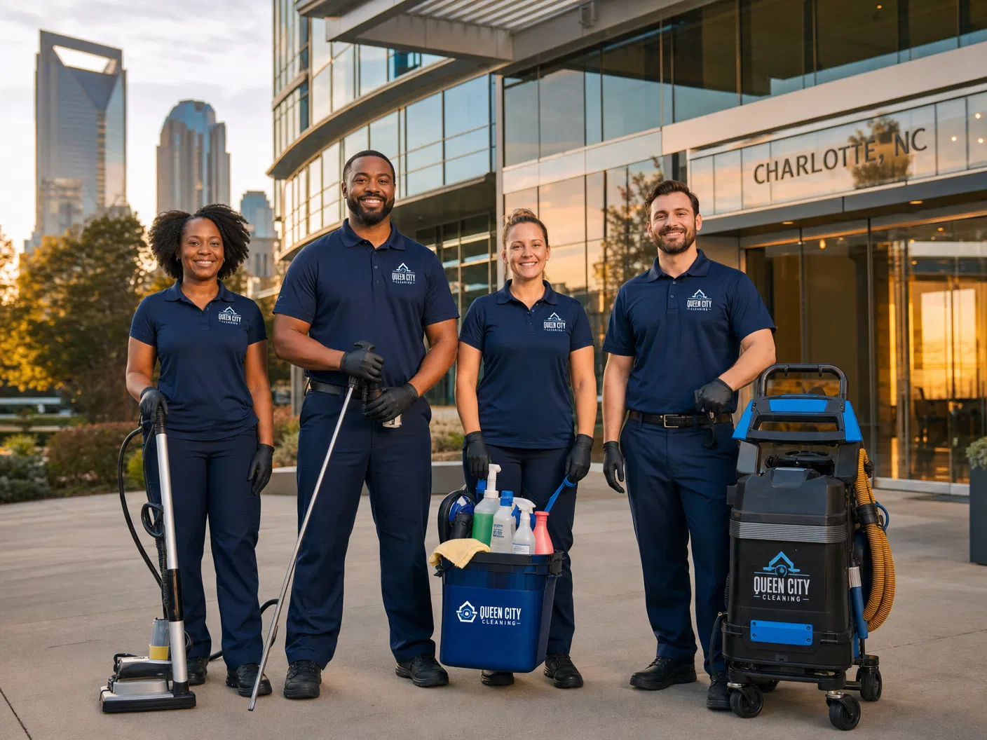 Precise Cleaning Services team in Charlotte NC