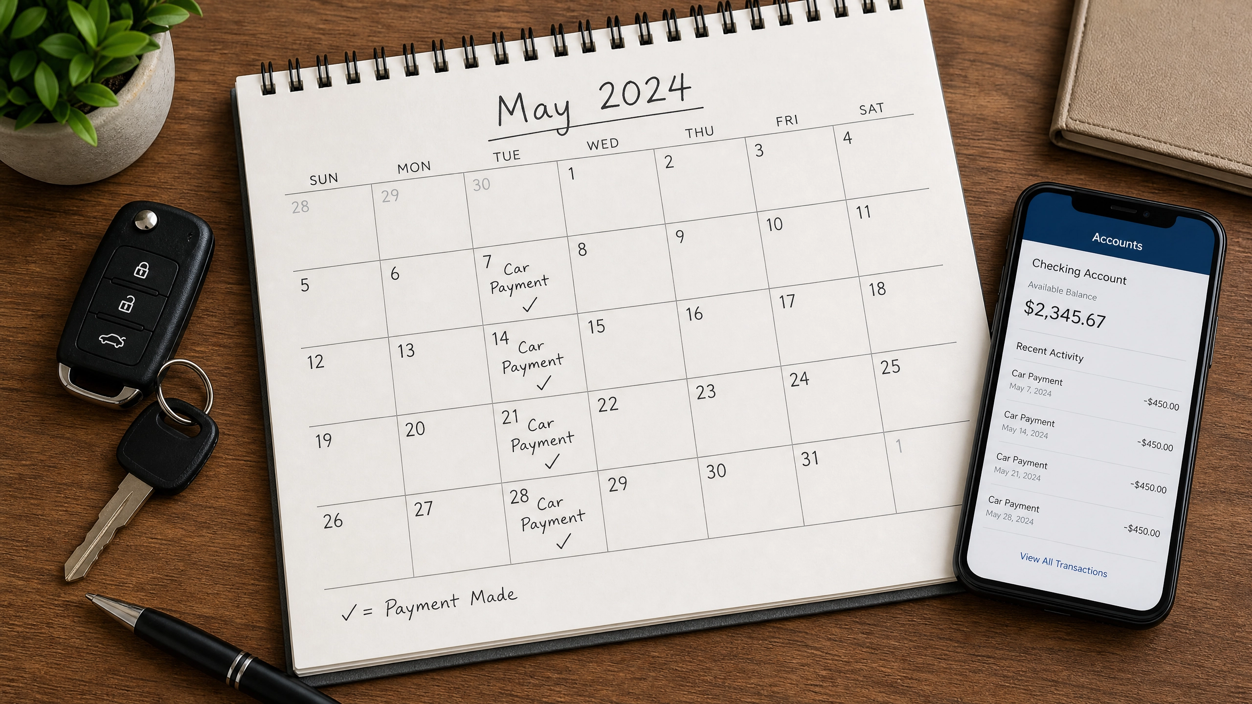 Weekly car payment planning in Canada