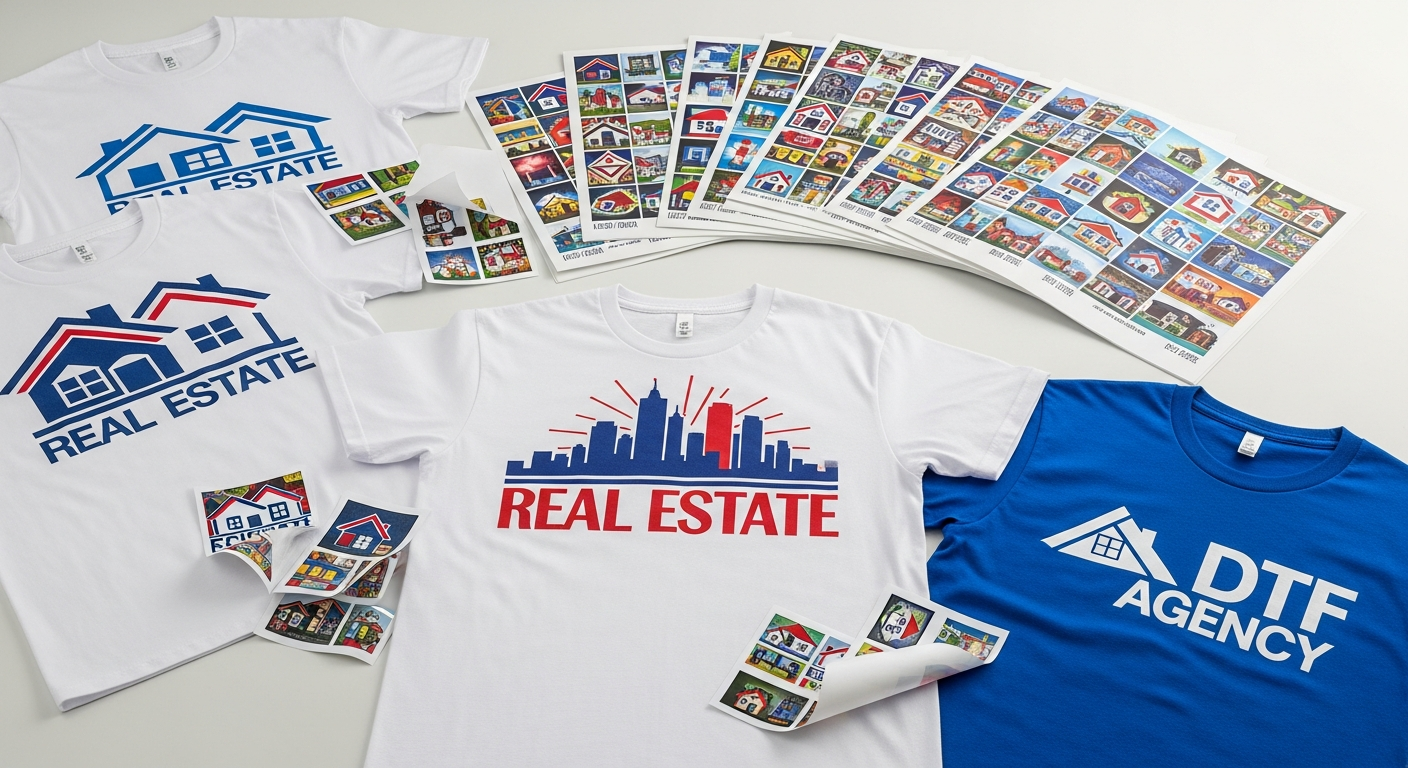 DTF Transfers for Real Estate Agents and Branded Apparel