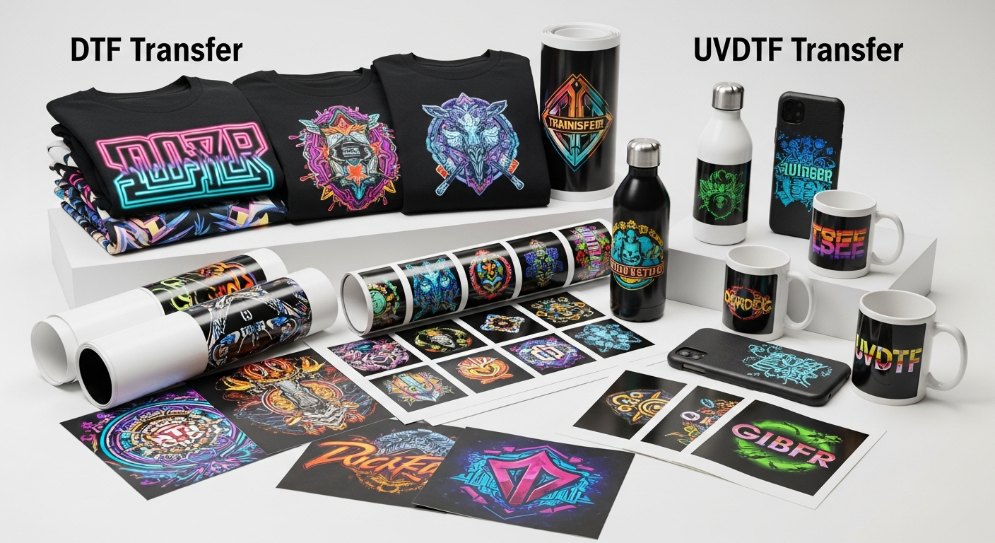 Boost Dropshipping Profits: Leverage Custom DTF & UVDTF Transfers