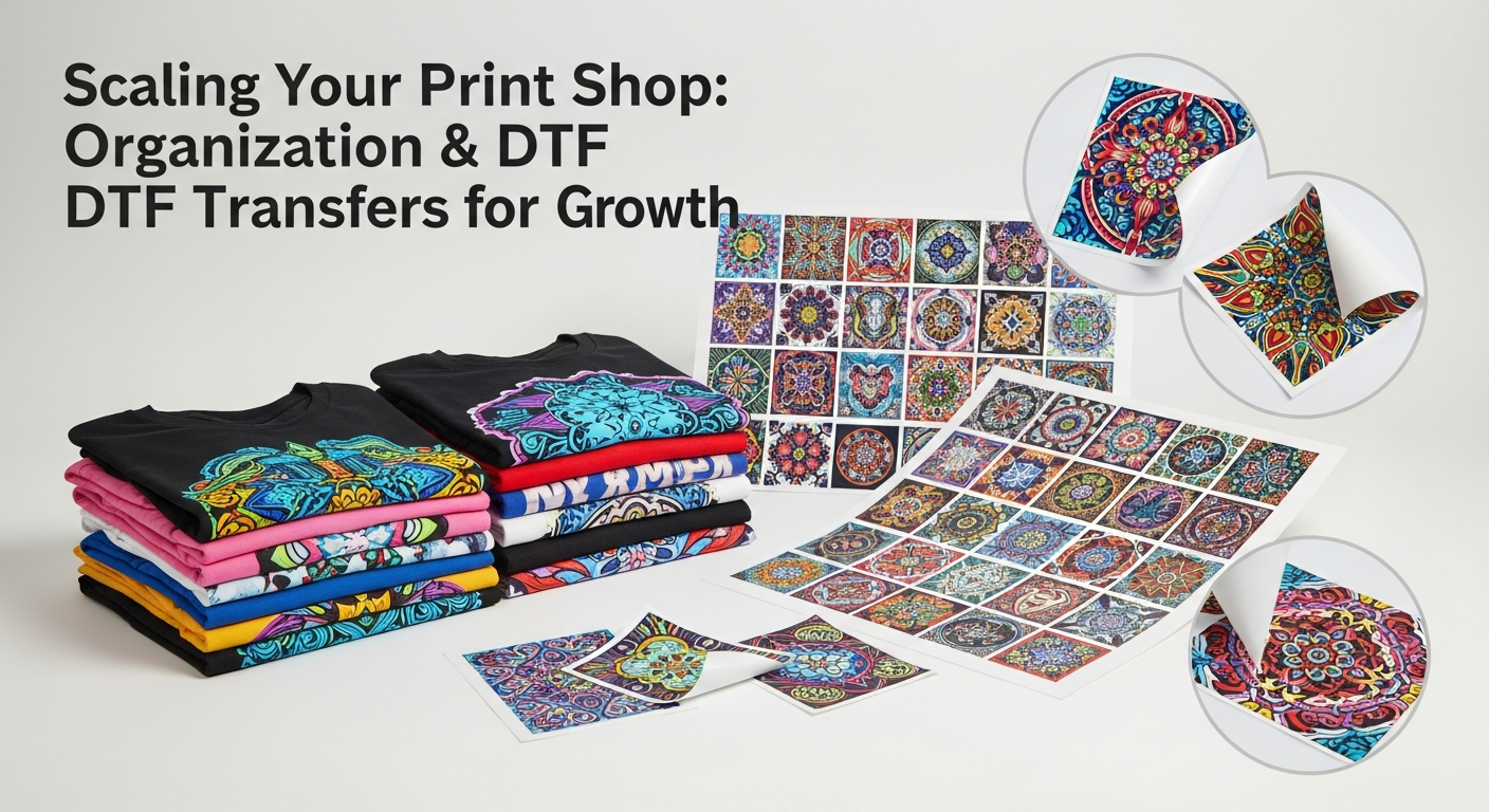 Scaling Your Print Shop: Organization & DTF Transfers for Growth