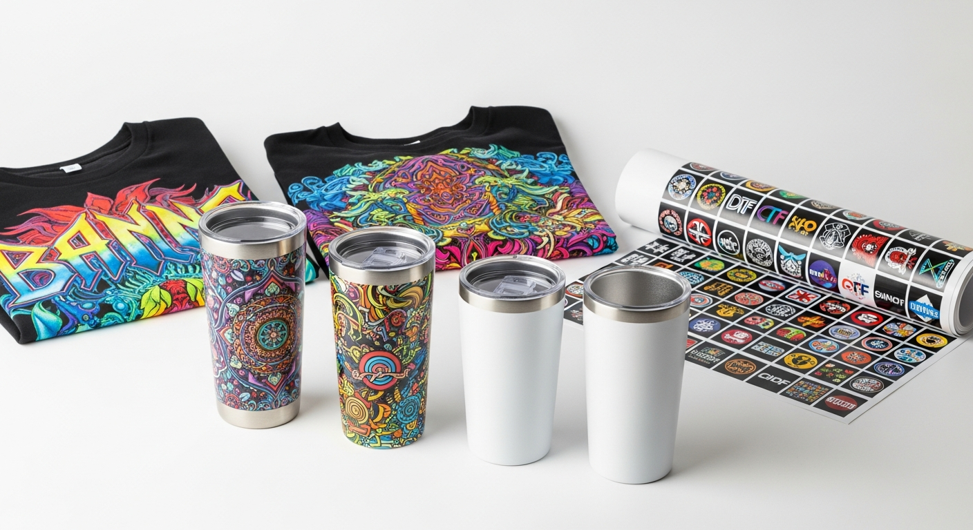 UVDTF vs Vinyl — Which Is Better for Cups and Tumblers?