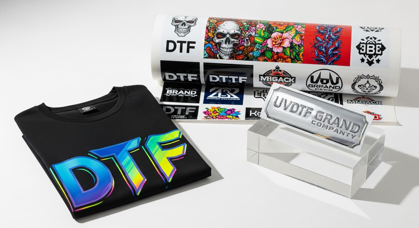 Elevate Your Brand: Unlock New Dimensions with Custom DTF & UVDTF Transfers