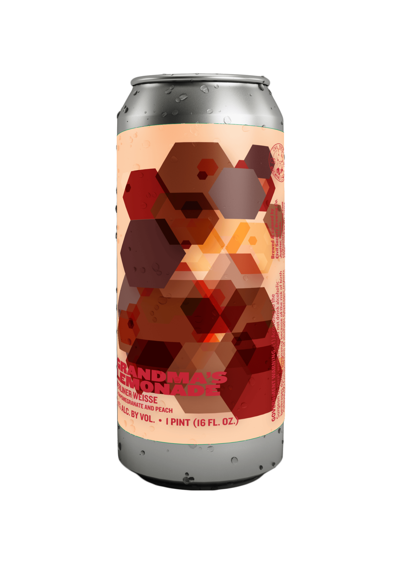 GRANDMA’S LEMONADE W/ POMEGRANATE AND PEACH