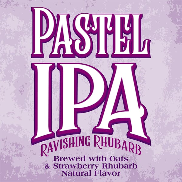 Pastel IPA with Oats and Strawberry/Rhubarb concentrate