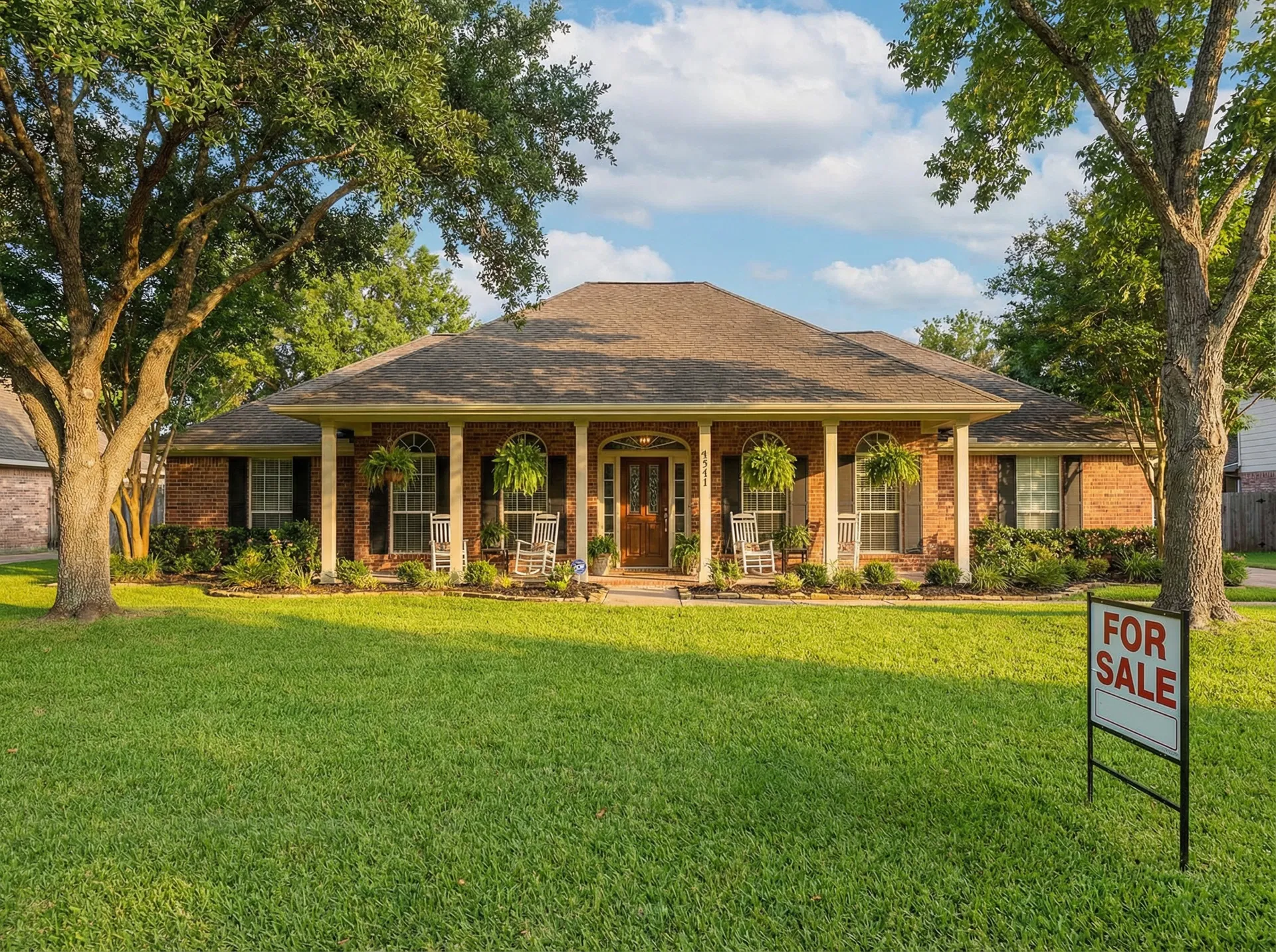 Happy home sellers in Houston