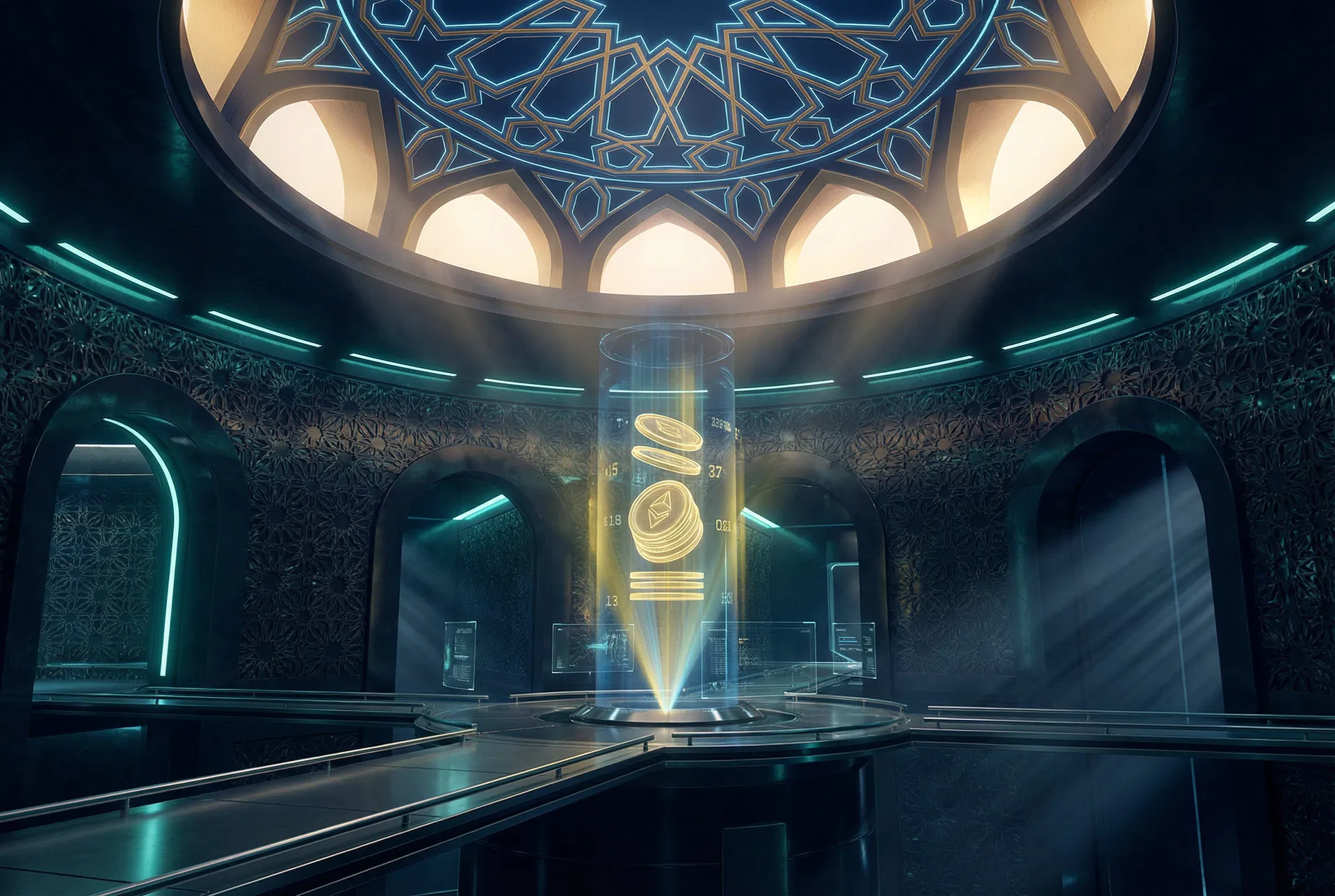 Digital vault with stablecoins