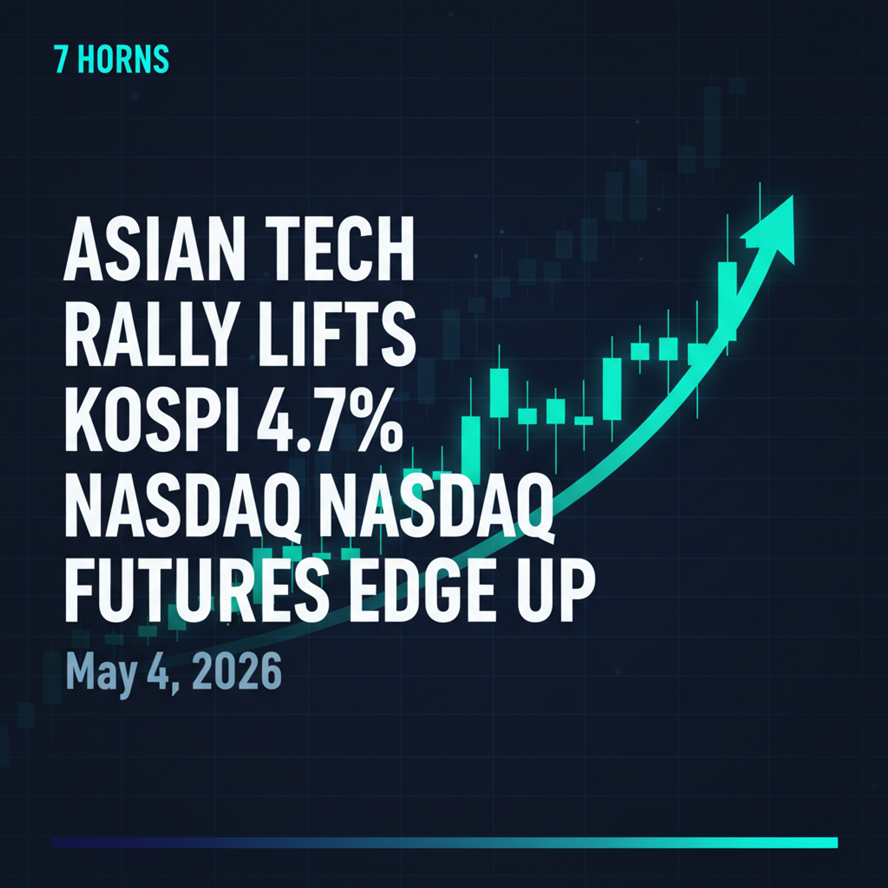 How Tech Earnings and Geopolitics Drove Kospi to Record High and Nasdaq Futures Up — Market Wrap May 4 episode artwork