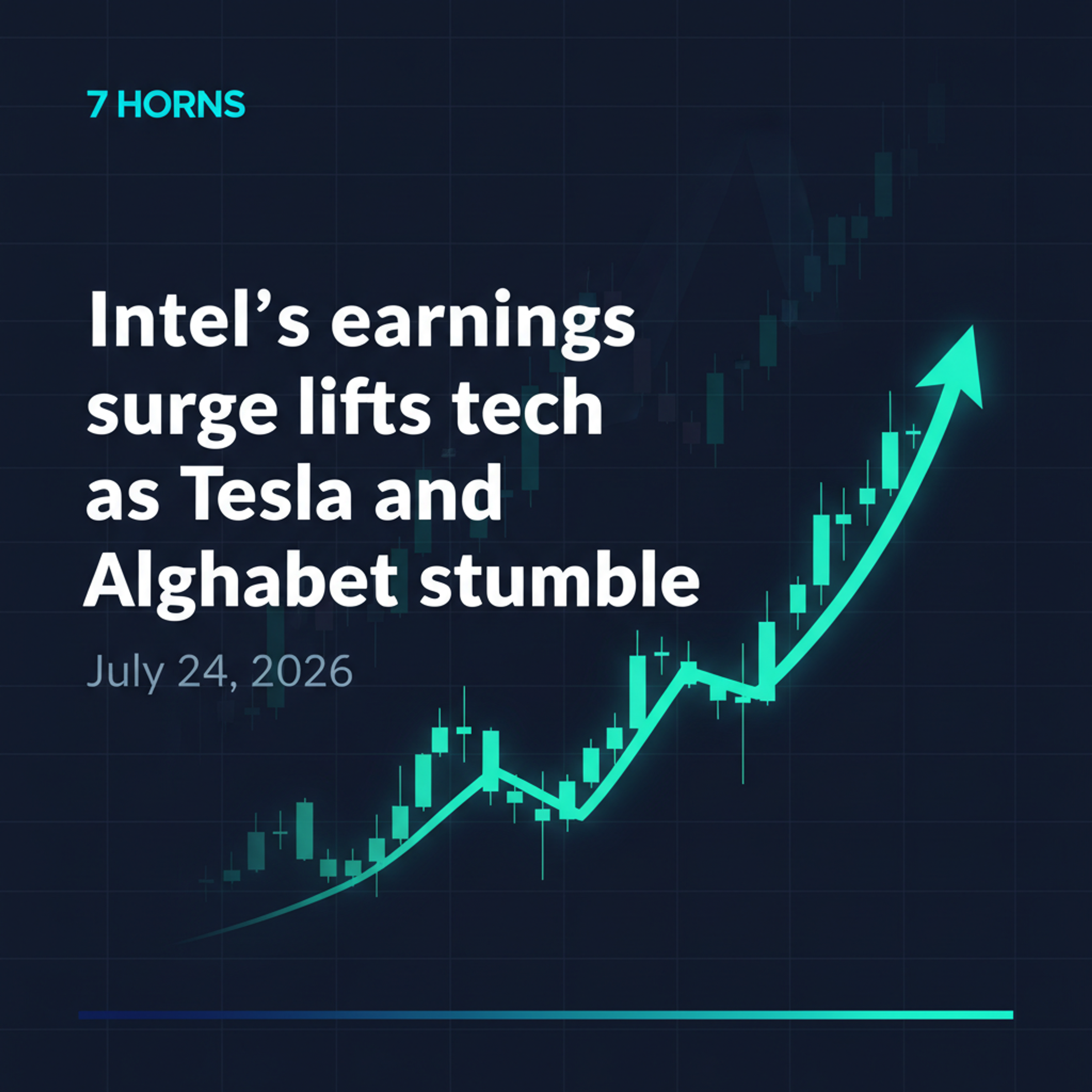 How Intel’s blowout earnings stabilized tech amid Tesla and Alphabet losses — Market Wrap Jul 24, 2026 episode artwork