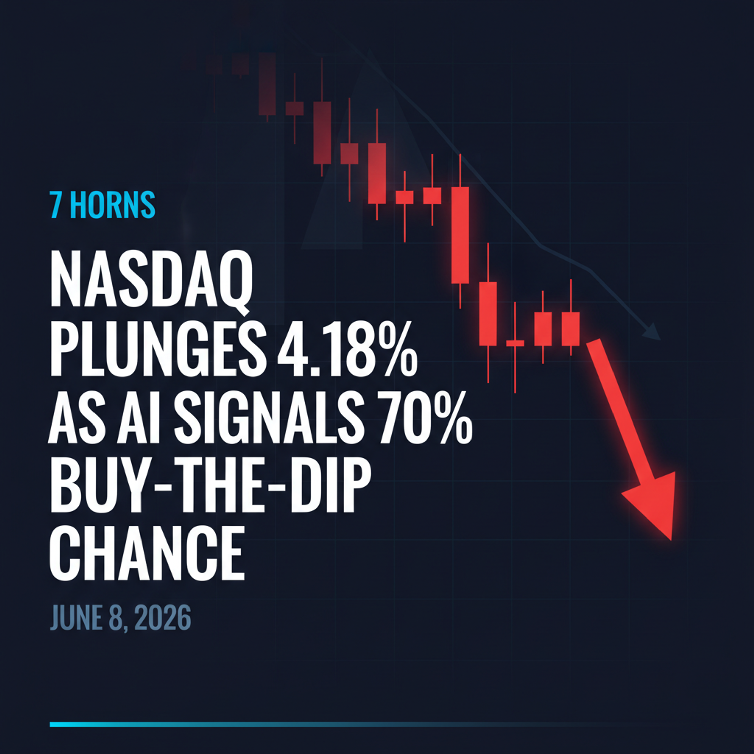 How AI’s 70% Buy-the-Dip Signal Shapes Market After Nasdaq’s 4.18% Drop — Market Wrap Jun 8, 2026 episode artwork