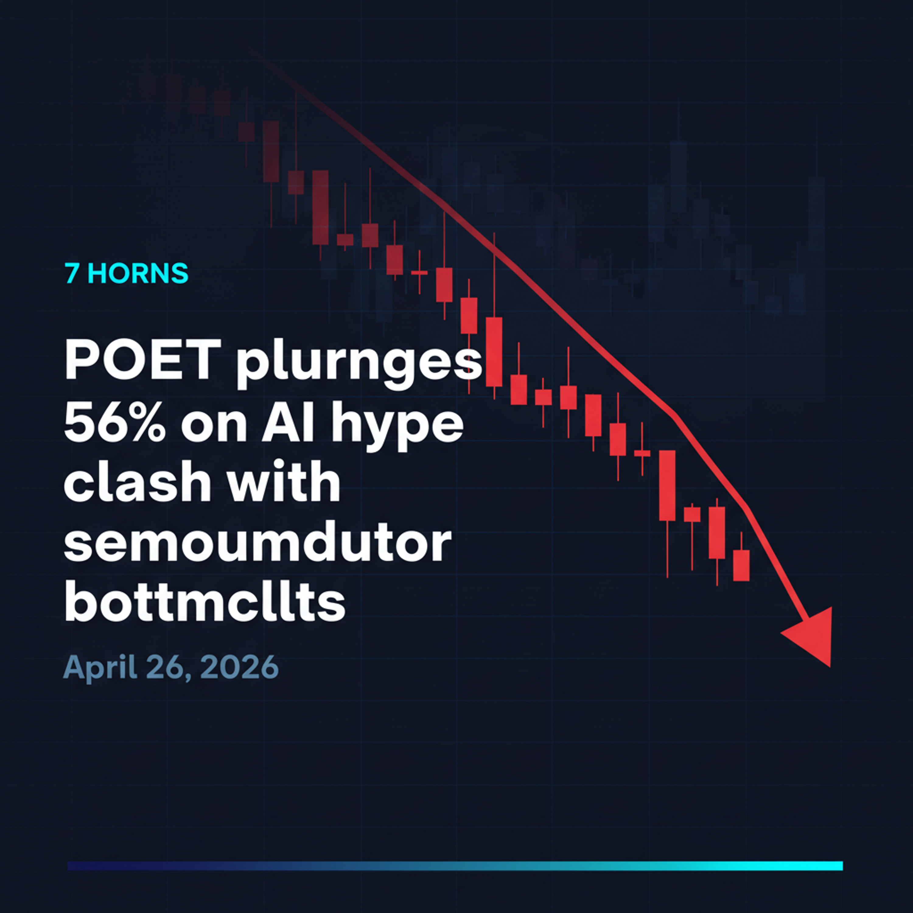 Why POET’s AI Promise Collides with Semiconductor Realities, Slashing Stock 56% — Market Wrap Apr 26, 2026 episode artwork