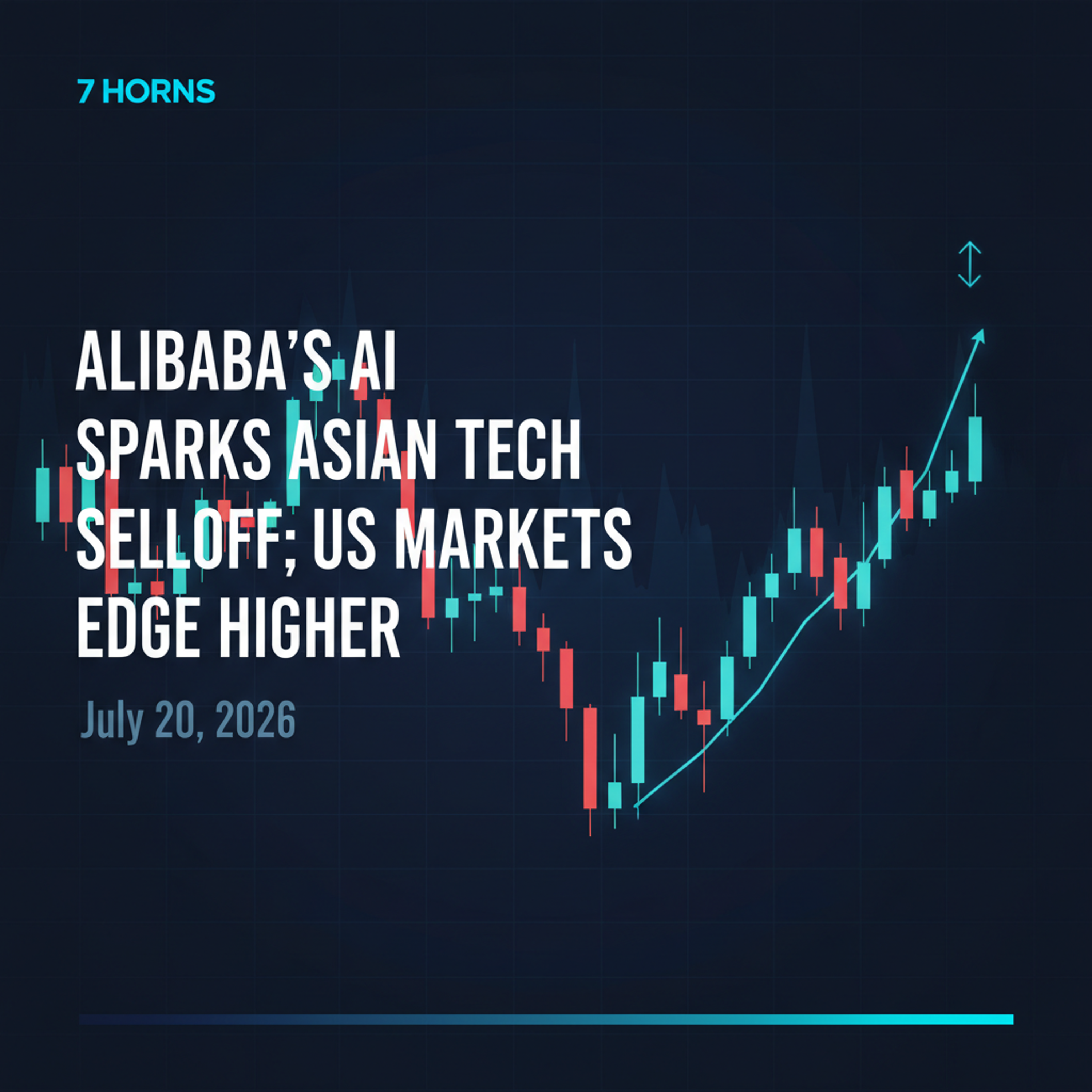 How Alibaba’s AI Model Shook Asian Tech and Spurred US Market Gains — Market Wrap Jul 20 episode artwork