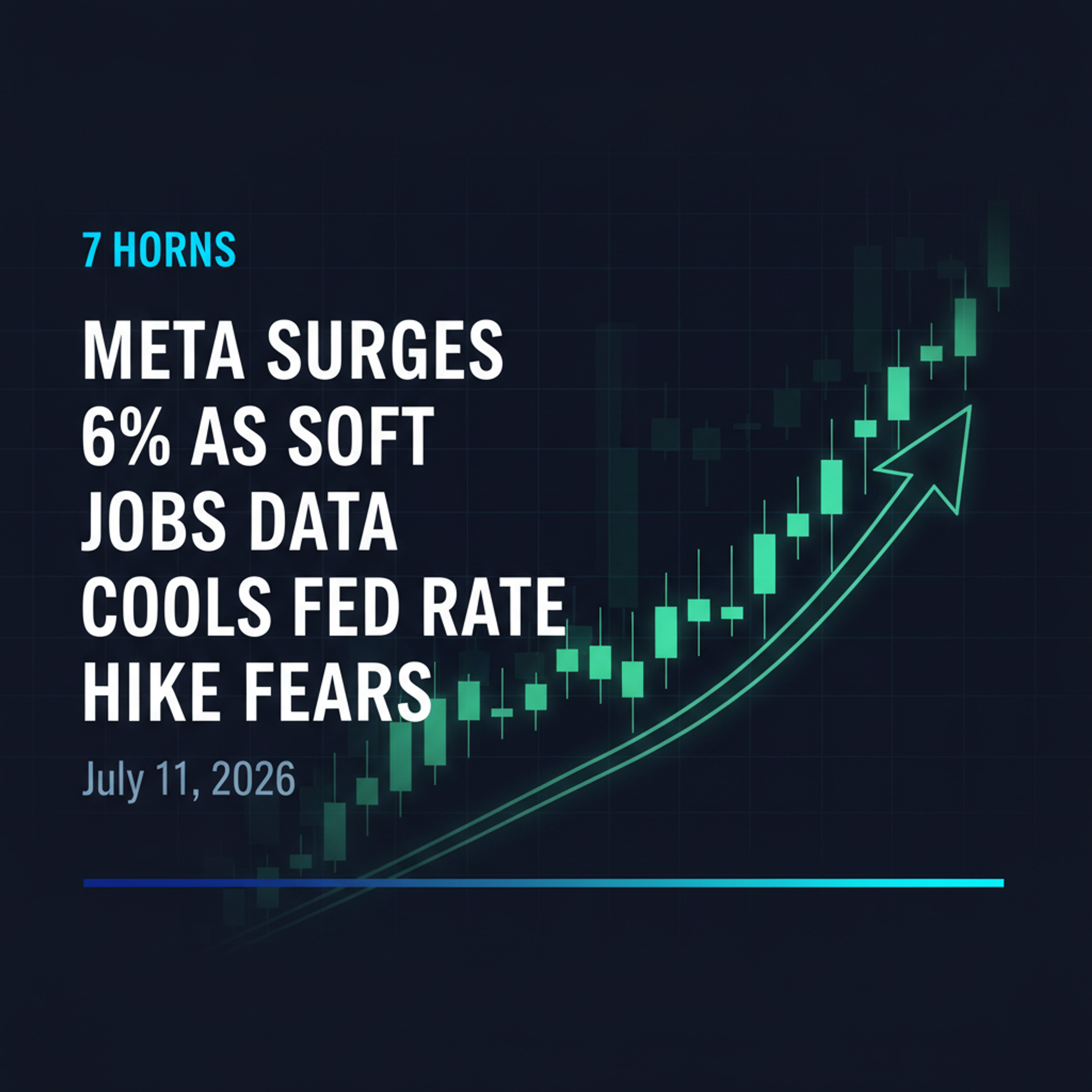 How Soft Jobs Data Sparked Meta's 6% Rally and Eased Fed Rate Hike Worries — Market Wrap Jul 11, 2026 episode artwork