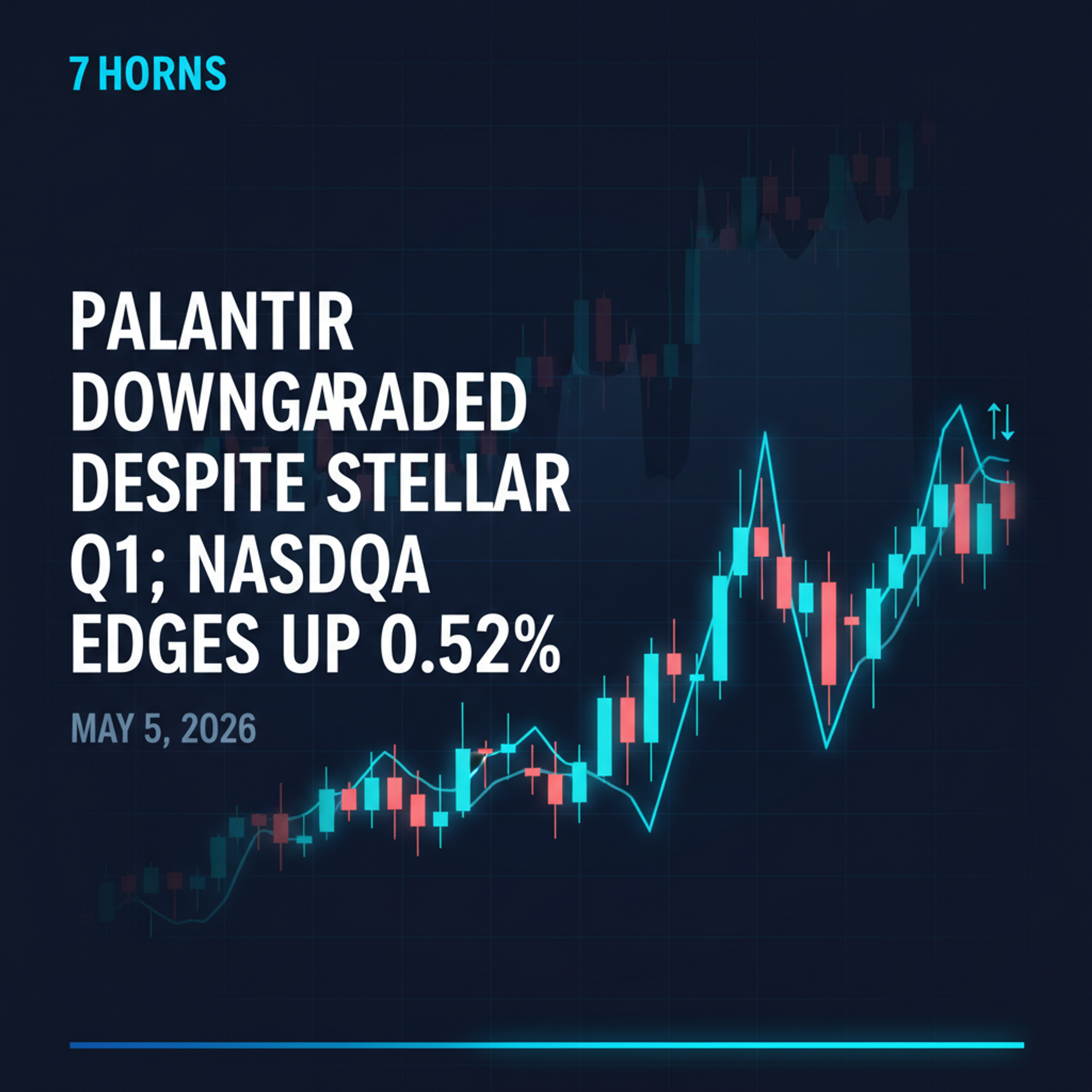 Why Palantir’s record Q1 can’t justify a 64x P/S multiple — Market Wrap May 5 episode artwork