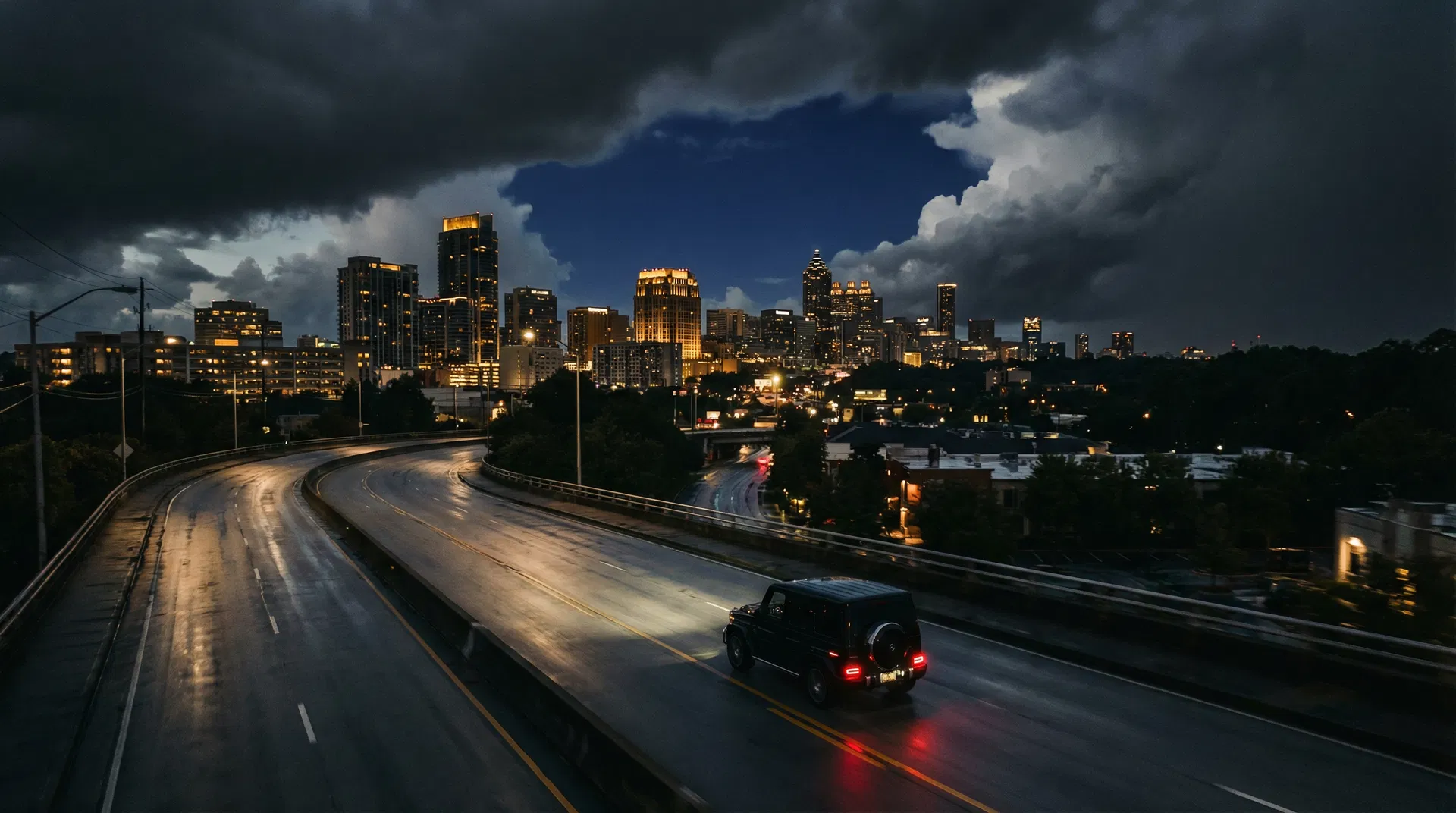 Atlanta at night — King of the South