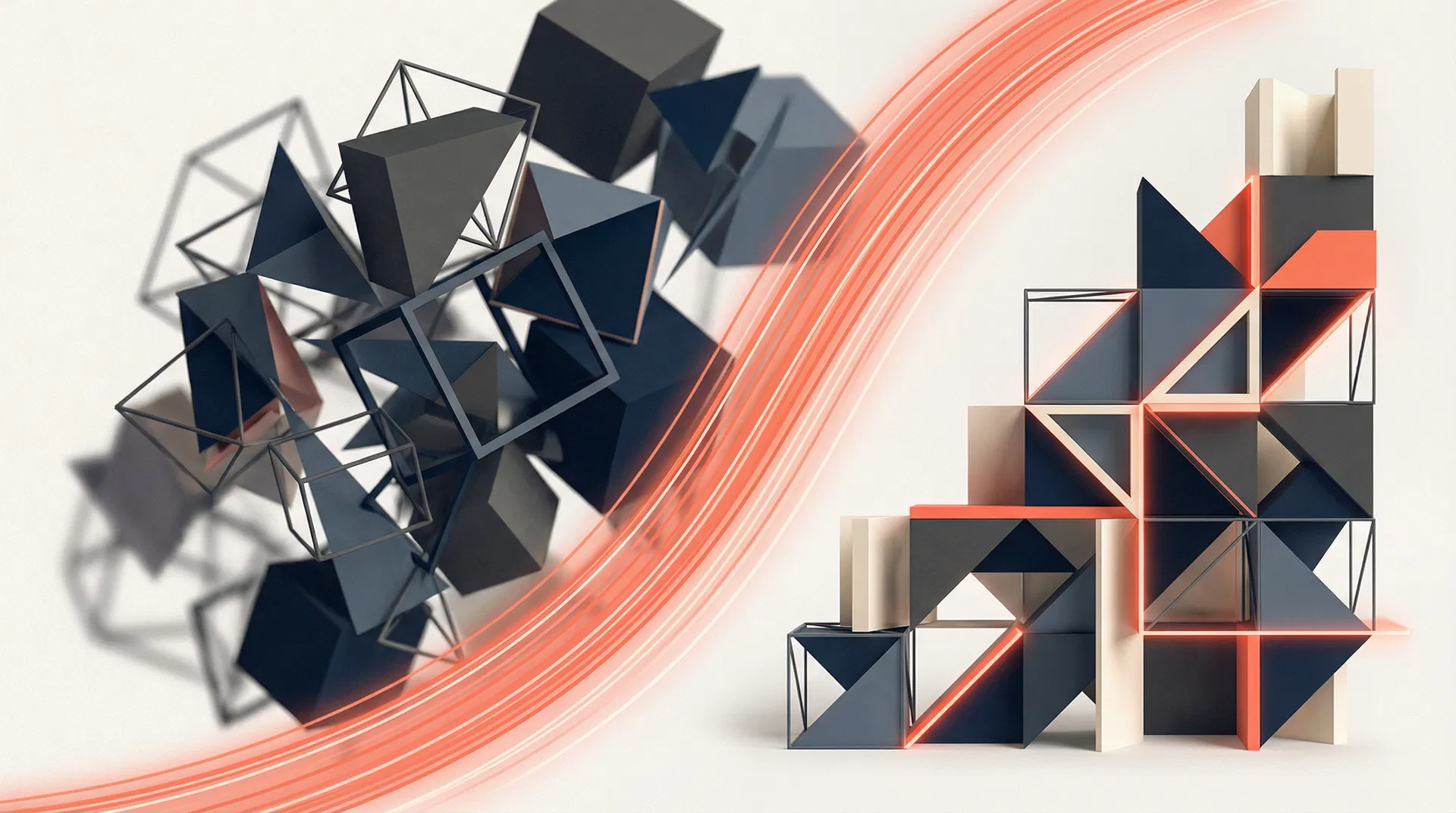 From chaos to clarity — abstract visualization of operational transformation