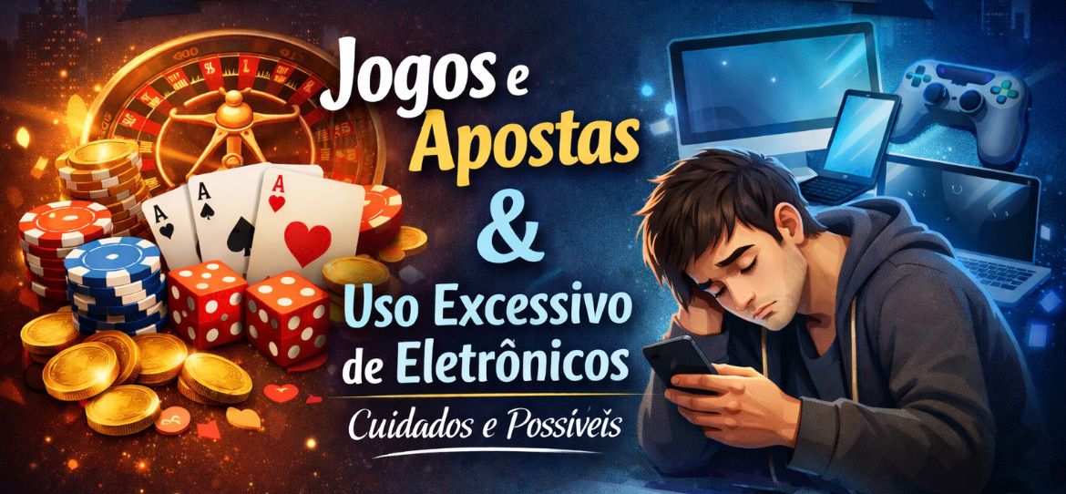 Jogos de Aposta e uso e Excessivo de Eletrônicos – Cuidados Possíveis