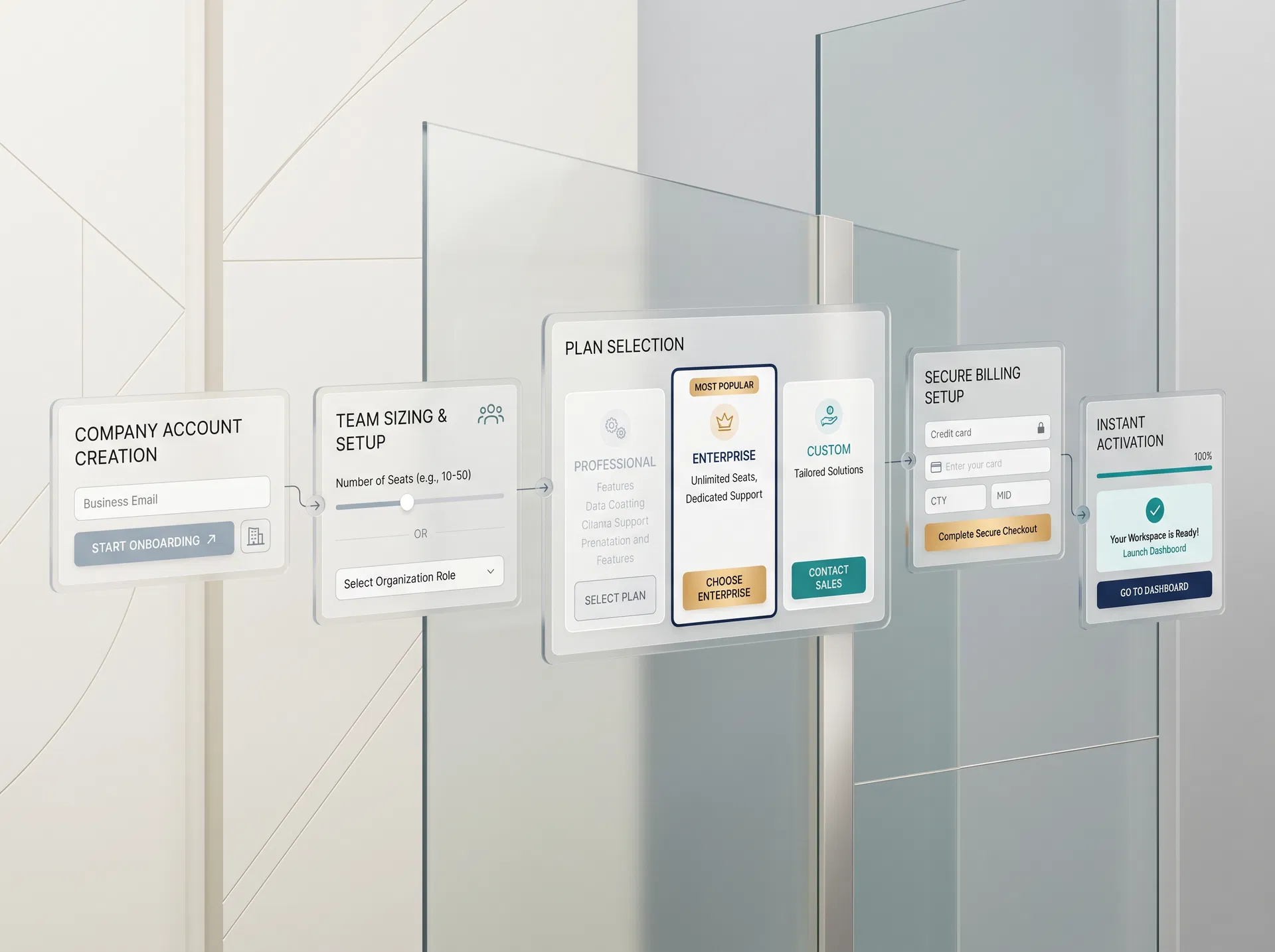 DevXLens onboarding and plan selection illustration
