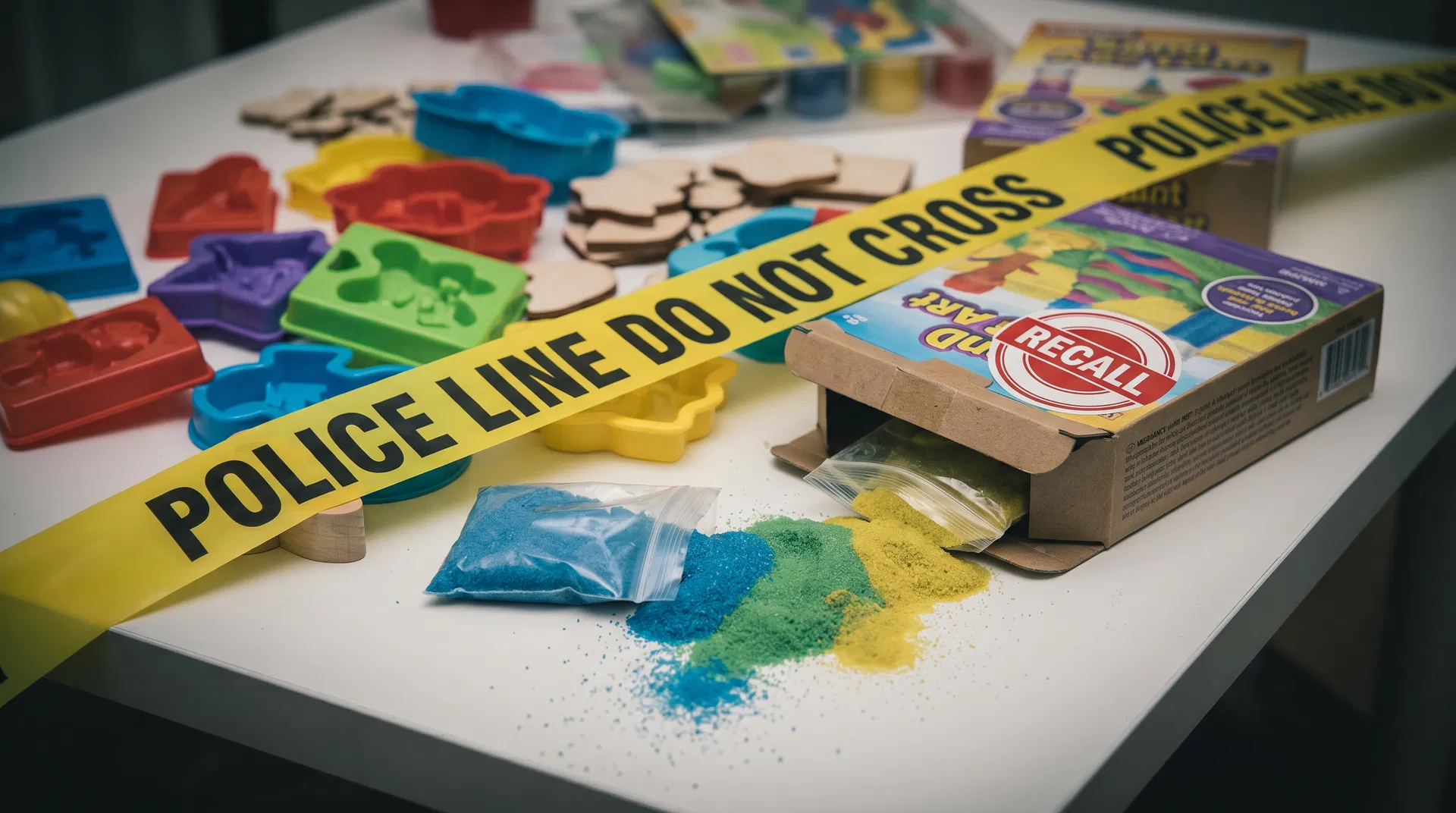 Children's craft toys recalled for asbestos contamination in the UK, 2026