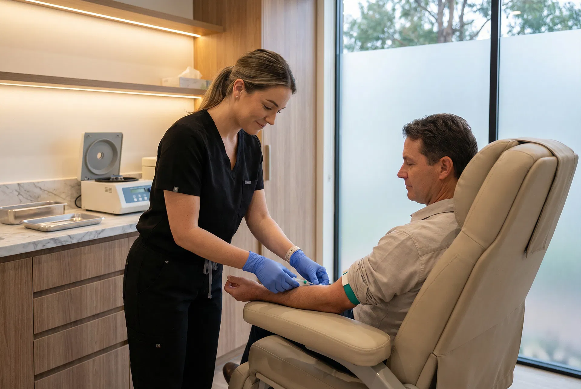 Blood test at Victoria Medical private clinic London