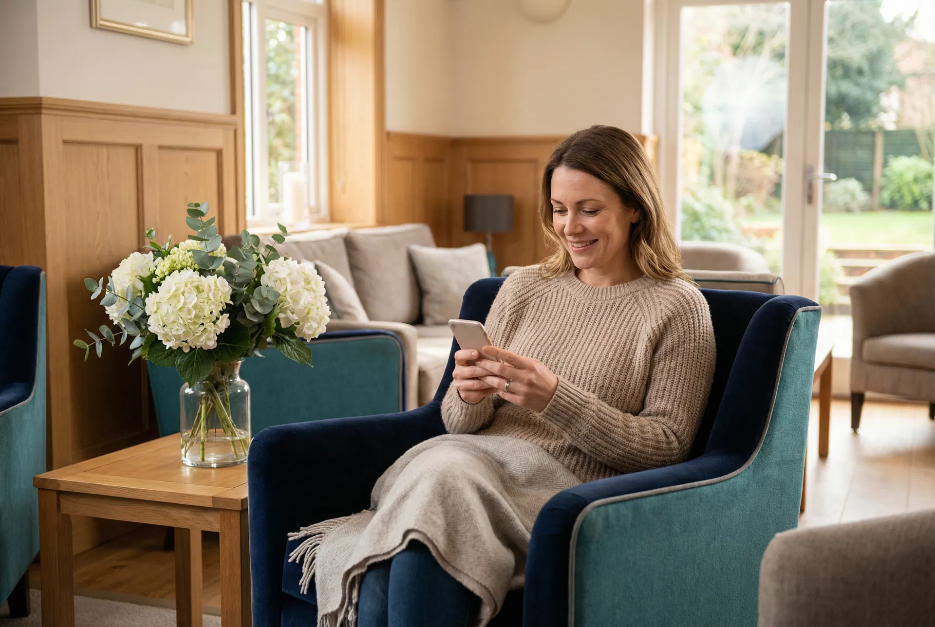 Patient feeling reassured at Victoria Medical private clinic