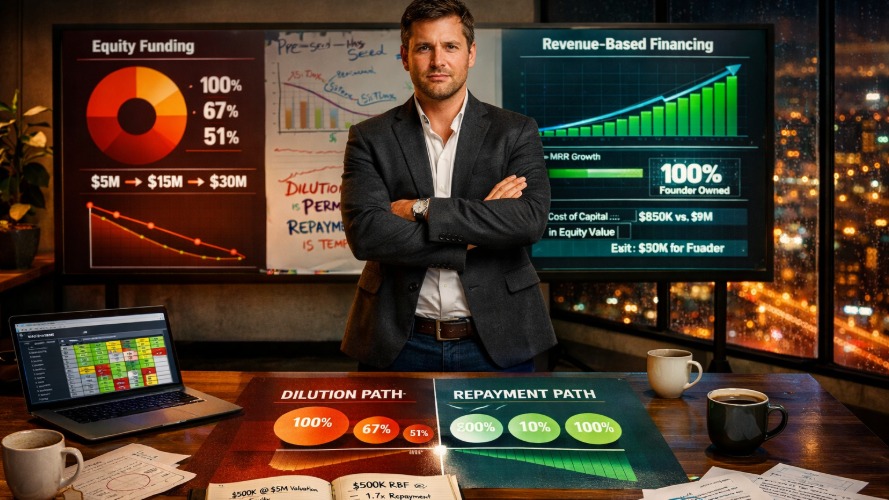 From dilution to repayment understanding the real trade offs between Equity and Revenue based financing for SaaS
